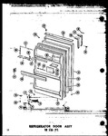 Diagram for 08 - Ref Door Assy 18 Cu. Ft.