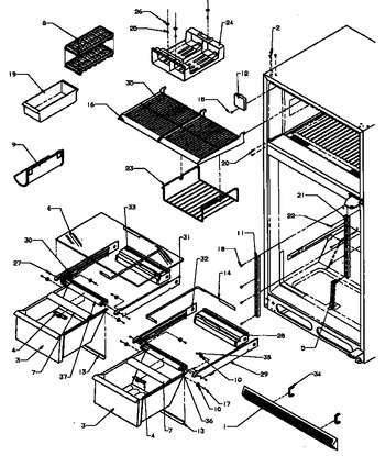 Diagram for TXI22R3E (BOM: P1182004W E)