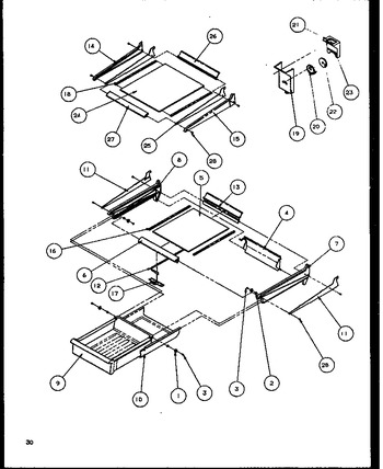 Diagram for TZI22RE (BOM: P1168007W E)