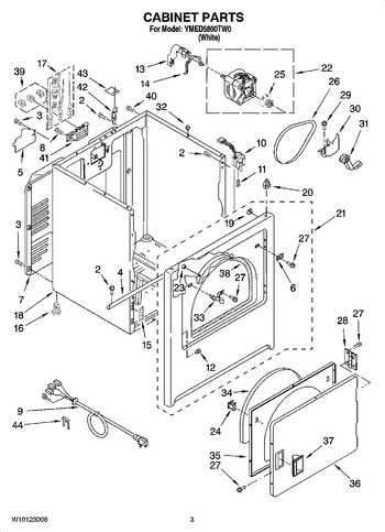 Diagram for YMED5800TW0