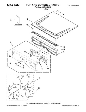 Diagram for YMEDE250XL0