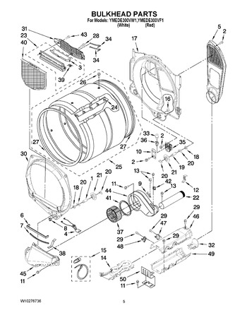 Diagram for YMEDE300VW1