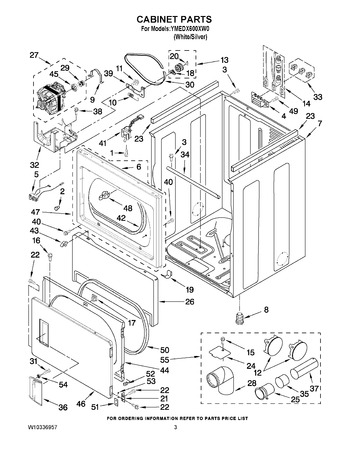 Diagram for YMEDX600XW0