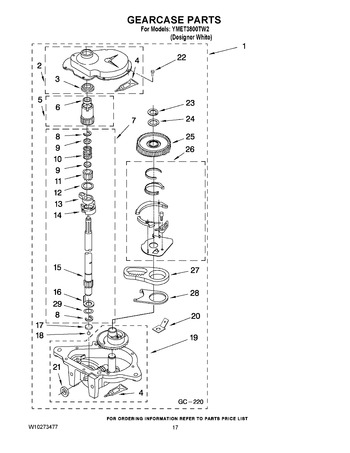 Diagram for YMET3800TW2