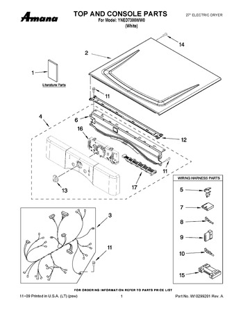 Diagram for YNED7300WW0