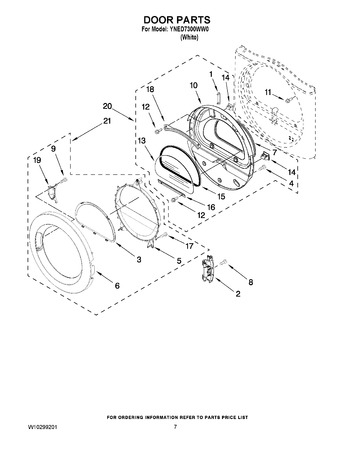 Diagram for YNED7300WW0