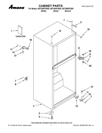 Diagram for A8TXNWFXB00