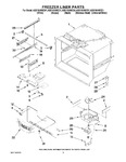 Diagram for 03 - Freezer Liner Parts