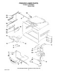 Diagram for 02 - Freezer Liner Parts