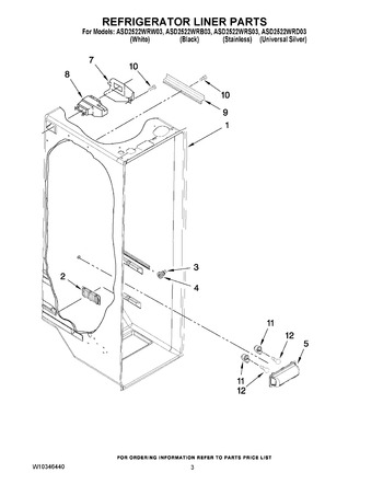 Diagram for ASD2522WRS03