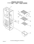 Diagram for 04 - Freezer Liner Parts