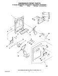 Diagram for 08 - Dispenser Front Parts