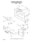 Diagram for 02 - Freezer Liner Parts