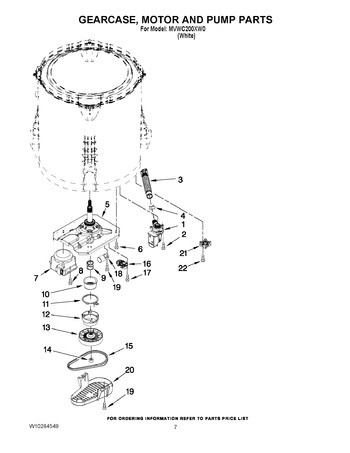 Diagram for MVWC200XW0