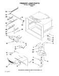 Diagram for 02 - Freezer Liner Parts