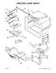 Diagram for 02 - Freezer Liner Parts