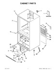 Diagram for 01 - Cabinet Parts