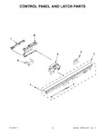 Diagram for 02 - Control Panel And Latch Parts