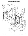 Diagram for 09 - Washer Cabinet Parts