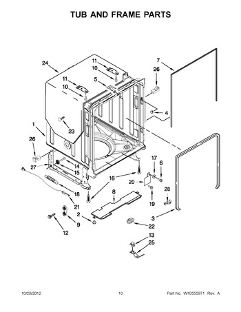 Diagram for JDB8500AWF1