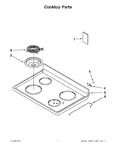 Diagram for 01 - Cooktop Parts