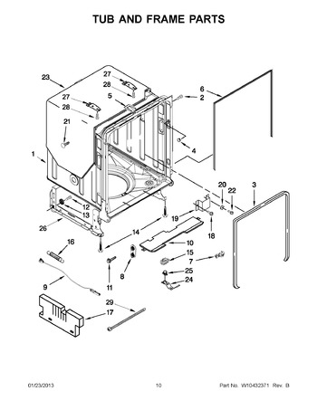 Diagram for JDB3650AWF5