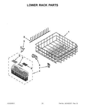 Diagram for JDB3650AWF5