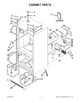 Diagram for 01 - Cabinet Parts