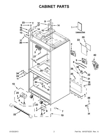 Diagram for MFT2673BEB10