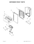 Diagram for 08 - Dispenser Front Parts