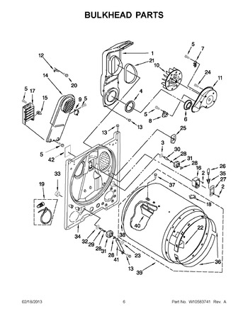 Diagram for WED4900XW2