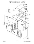 Diagram for 01 - Top And Cabinet Parts