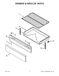 Diagram for 06 - Drawer & Broiler Parts