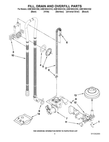 Diagram for ADB1600AWW2