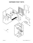 Diagram for 08 - Dispenser Front Parts