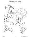 Diagram for 06 - Freezer Liner Parts