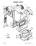 Diagram for 01 - Cabinet Parts