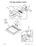 Diagram for 01 - Top And Console Parts