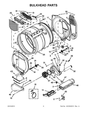 Diagram for YMEDX500XW1