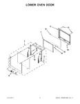 Diagram for 03 - Lower Oven Door