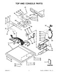 Diagram for 01 - Top And Console Parts