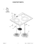 Diagram for 01 - Cooktop Parts