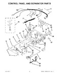 Diagram for 02 - Control Panel And Separator Parts