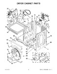 Diagram for 02 - Dryer Cabinet Parts