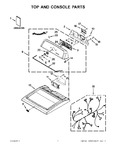 Diagram for 01 - Top And Console Parts