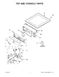 Diagram for 01 - Top And Console Parts