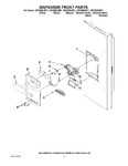 Diagram for 08 - Dispenser Front Parts