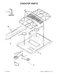 Diagram for 01 - Cooktop Parts