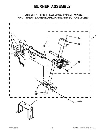 Diagram for CGD126SBW0