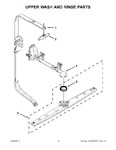 Diagram for 07 - Upper Wash And Rinse Parts